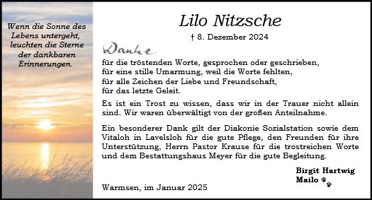 Lilo Nitzsche