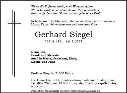 Gerhard Siegel
