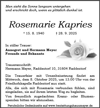 Rosemarie Kapries