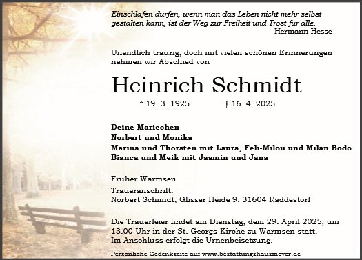 Heinrich Schmidt