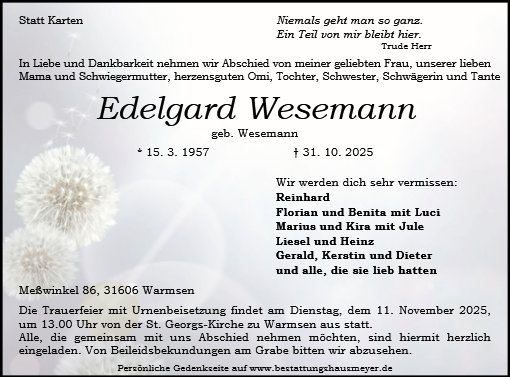 Edelgard Wesemann