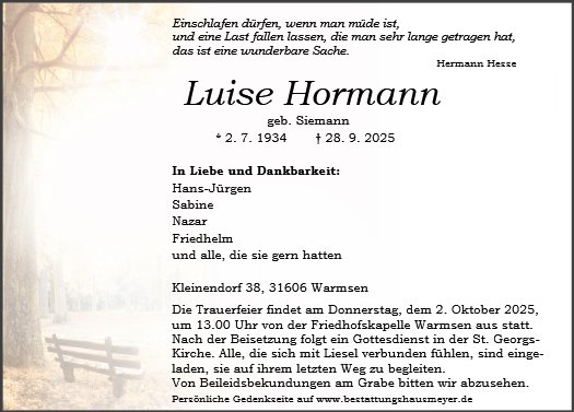 Luise Hormann
