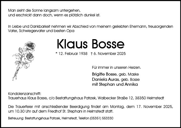 Klaus Bosse