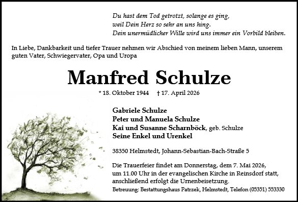 Manfred Schulze