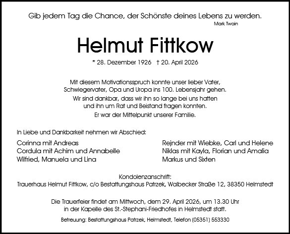 Helmut Fittkow