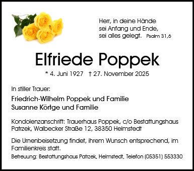 Elfriede Poppek