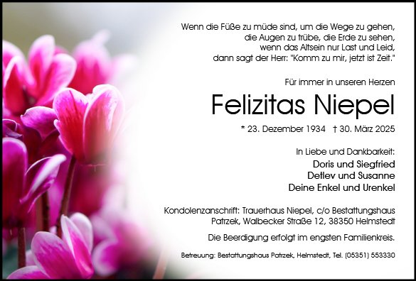 Felizitas Niepel