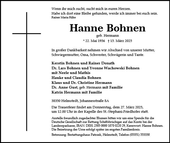Hanne Bohnen