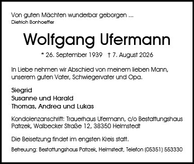 Wolfgang Ufermann