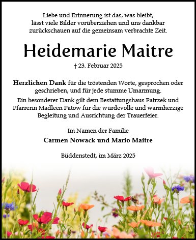 Heidemarie Maitre