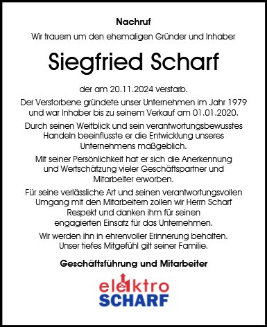 Siegfried Scharf