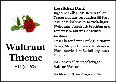 Waltraut Thieme