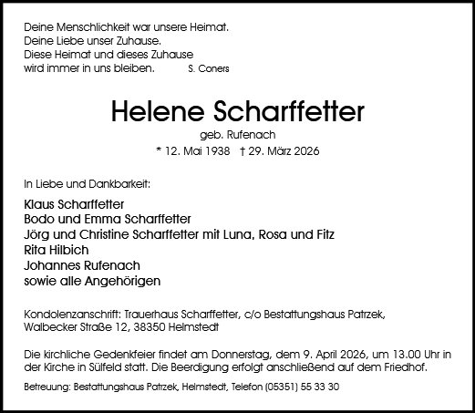 Helene Scharffetter