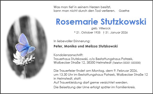 Rosemarie Stutzkowski