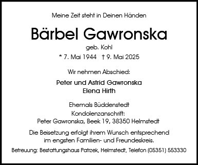 Bärbel Gawronska