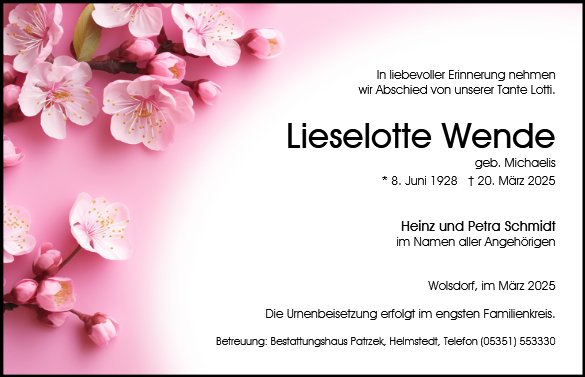 Lieselotte Wende