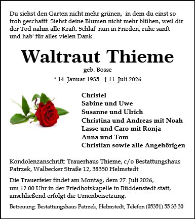 Waltraut Thieme