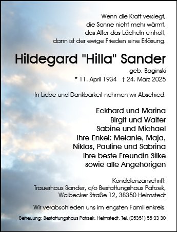 Hildegard Sander