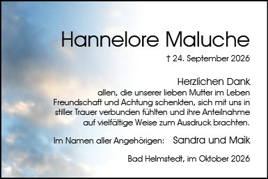 Hannelore Maluche