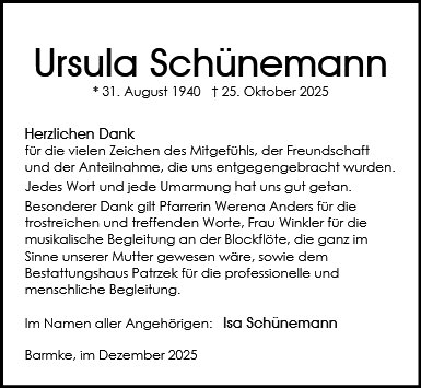 Ursula Schünemann