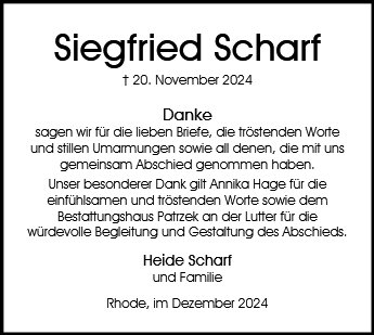 Siegfried Scharf