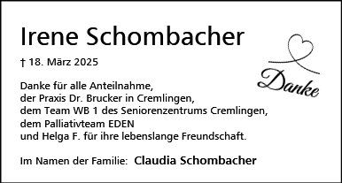 Irene Schombacher