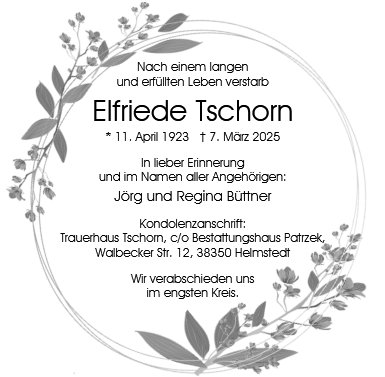 Elfriede Tschorn