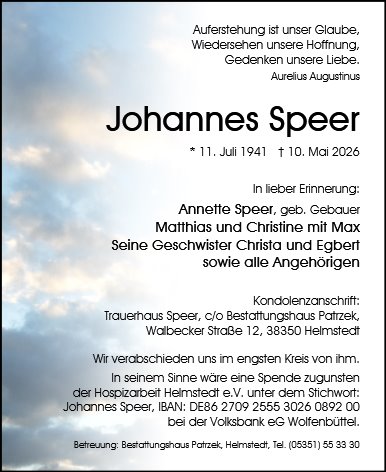 Johannes Speer