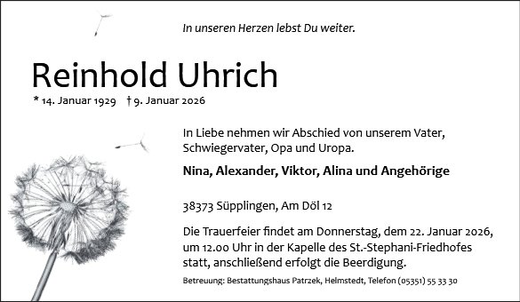 Reinhold Uhrich