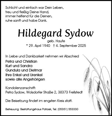Hildegard Sydow
