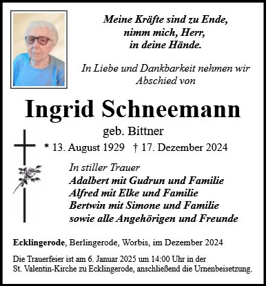 Ingrid Schneemann