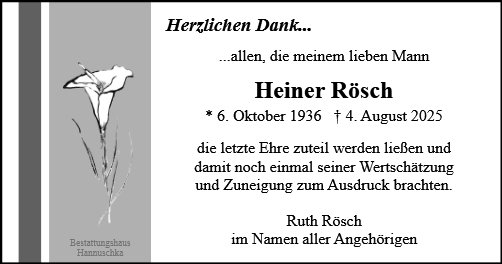 Heiner Rösch