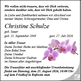 Christine Schulze