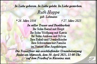Ruth Hoppe