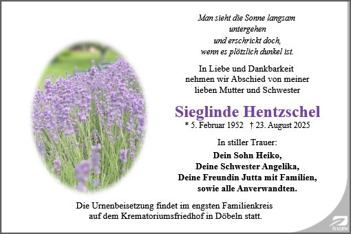Sieglinde Hentzschel
