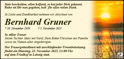 Bernhard Gruner