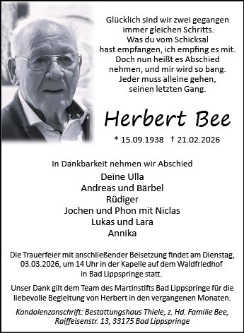Herbert Bee