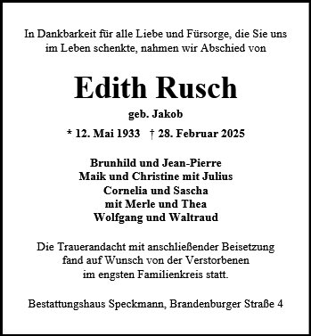 Edith Rusch