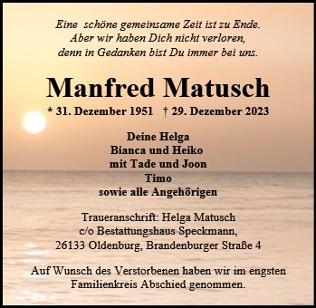 Manfred Matusch