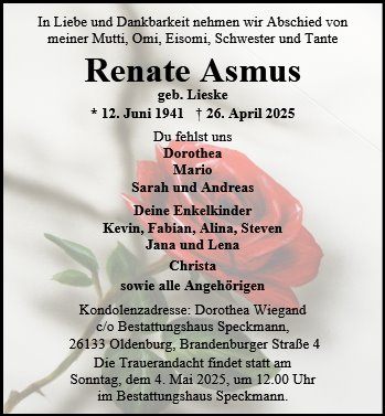 Renate Asmus