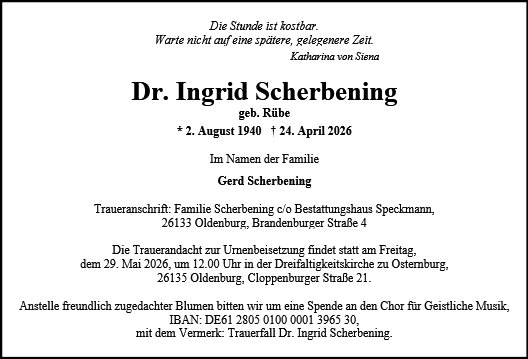 Ingrid Scherbening