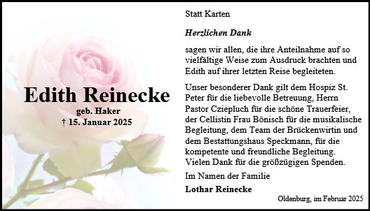 Edith Reinecke