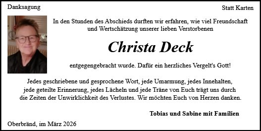 Christa Deck