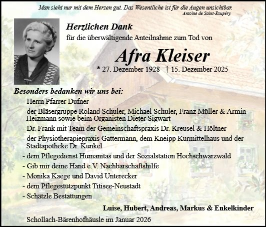 Afra Kleiser