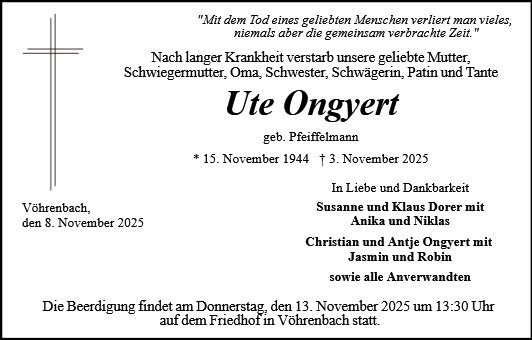 Ute Ongyert