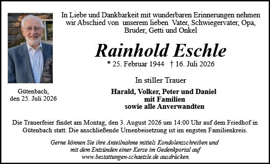 Rainhold Eschle