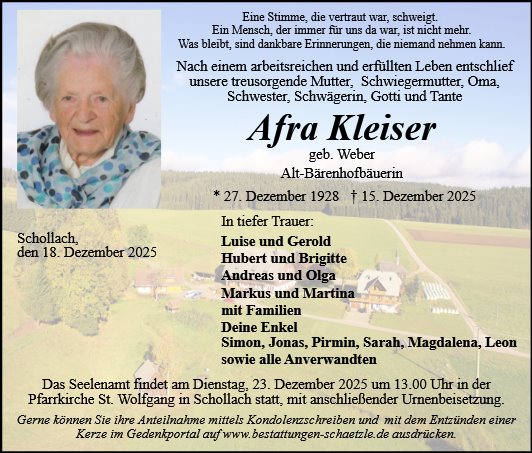 Afra Kleiser