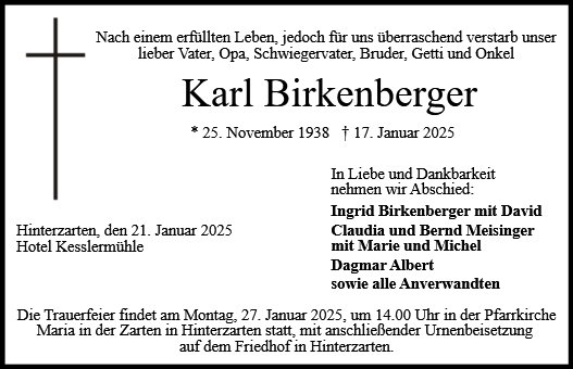 Karl Birkenberger