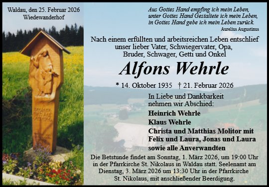 Alfons Wehrle