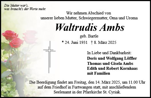 Waltrudis Ambs